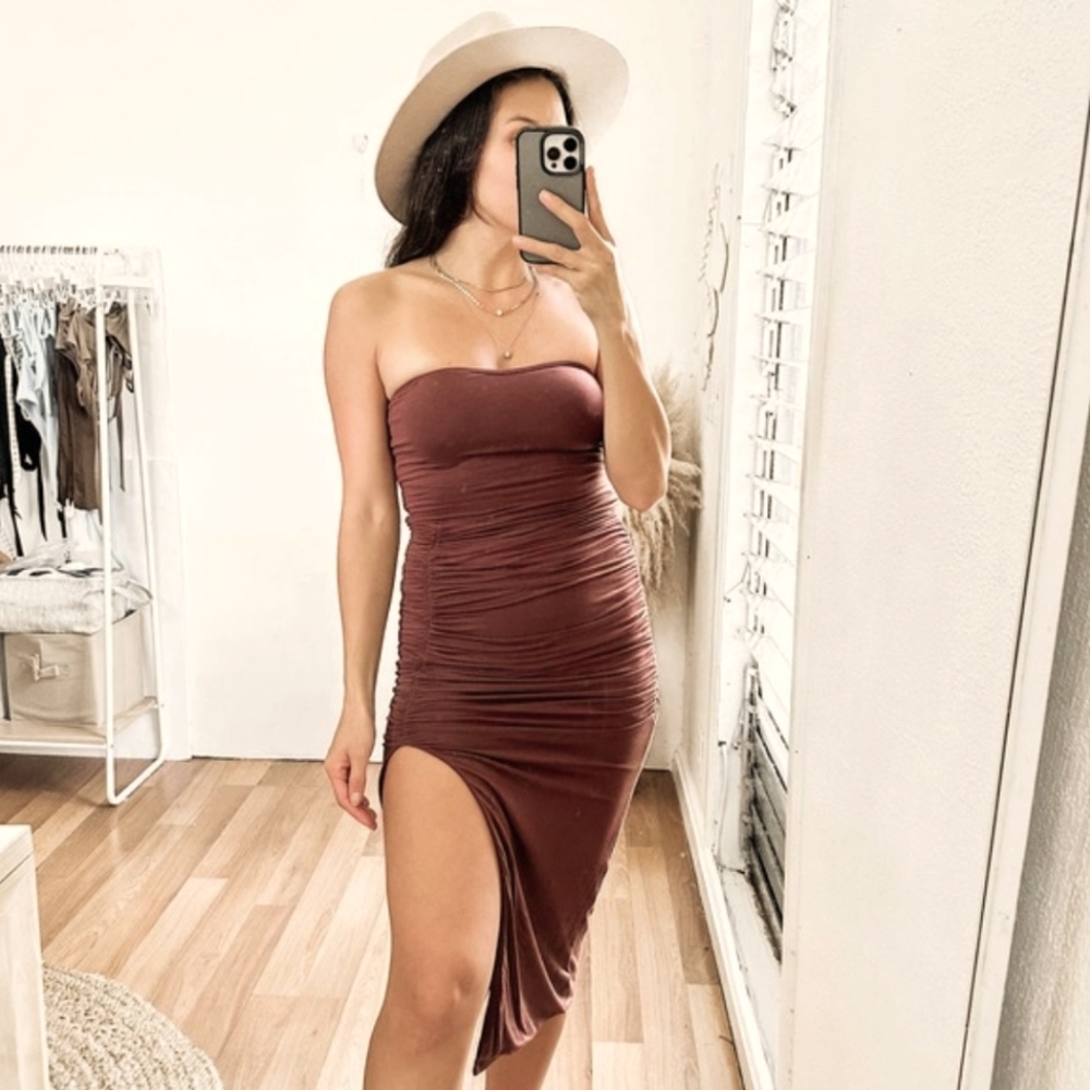 Sexy Ruched Bodycon Dress